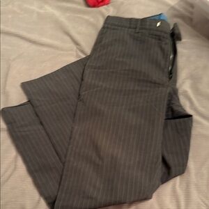 GAP Men's Charcoal Pinstripe Dress Pants